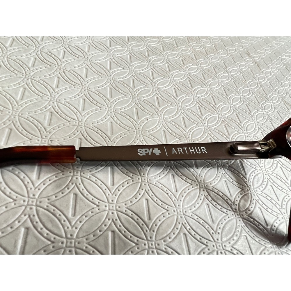 Spy Optic Arthur Dark Tortoise Rectangular Eyeglasses Frames 47-16-135 DKTR - Picture 3 of 8